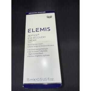 ELEMIS Peptide4 Eye Recovery Cream Reviving Eye Cream 0.5 oz/15mL Full Size NIB